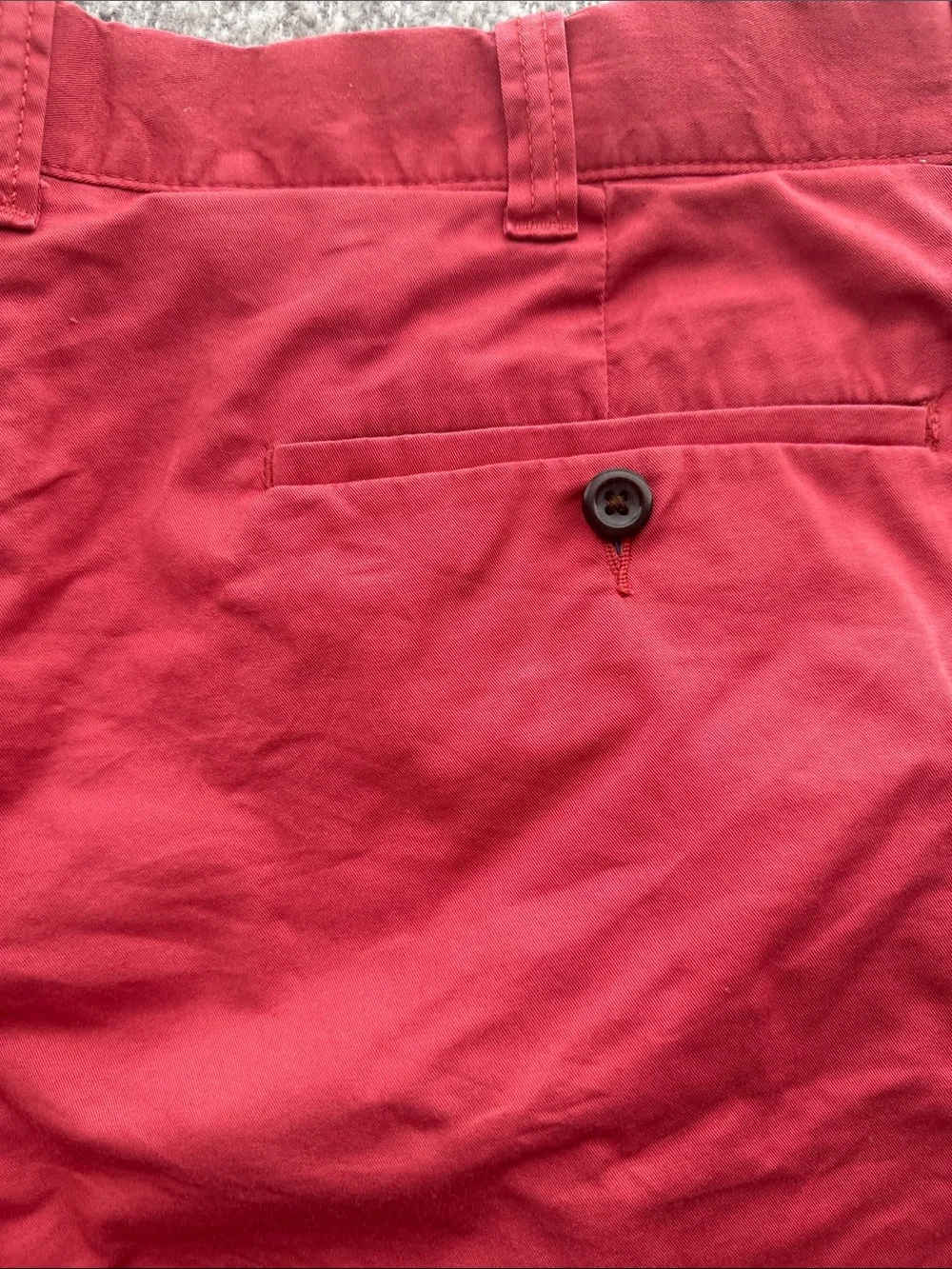 J Crew Men's Salmon Casual Cotton Shorts Chino Size 33
